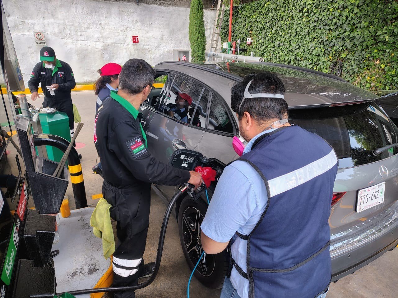 Pruebas en estación de servicio