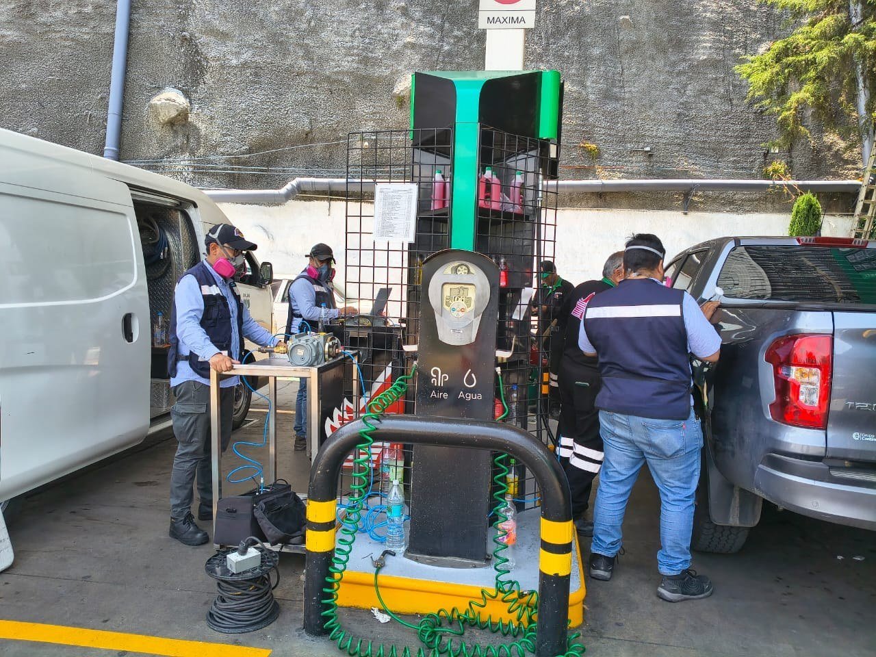 Pruebas de eficiencia en zona de dispensarios