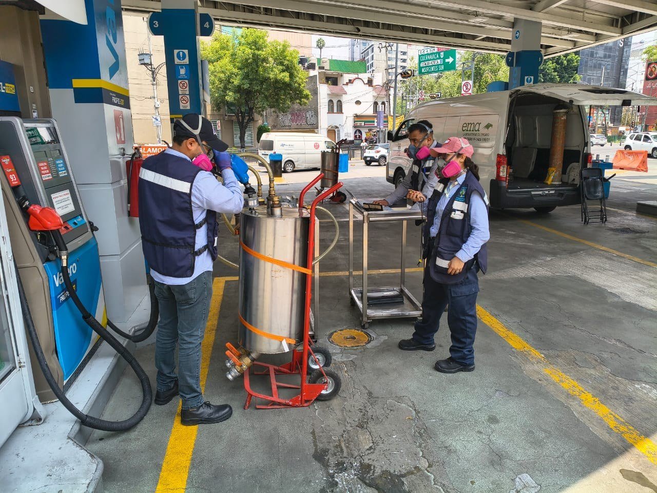 Registro técnico y medición en sitio